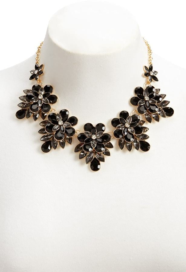 Forever 21 Floral Statement Necklace