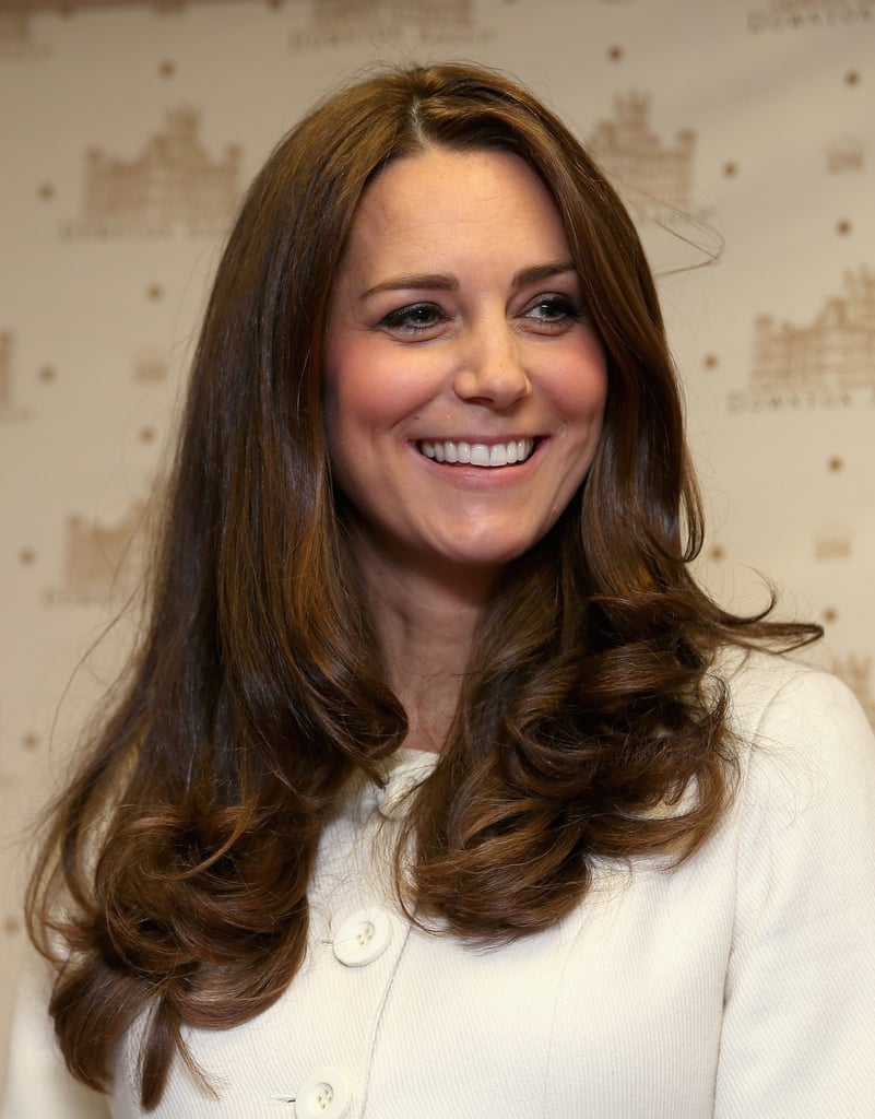 Kate Middleton Visits the Downton Abbey Set
