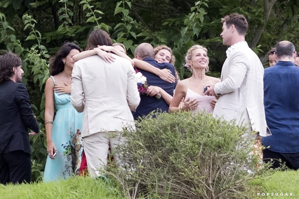 Chris Hemsworth and Elsa Pataky at Brother's Wedding 2018