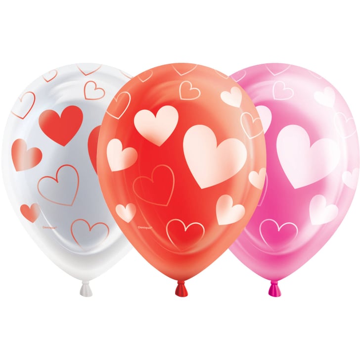 10" Hearts Valentine's Day LED Light Up Balloons ...