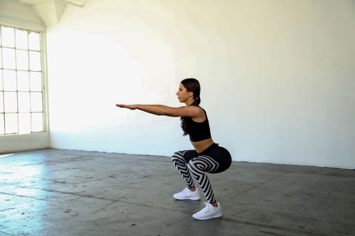 Pulse Squats Jen Selter Lower Body And Butt Workout Popsugar 9812