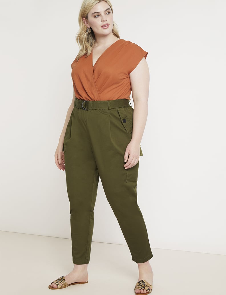 Eloquii Sateen Cargo Pant