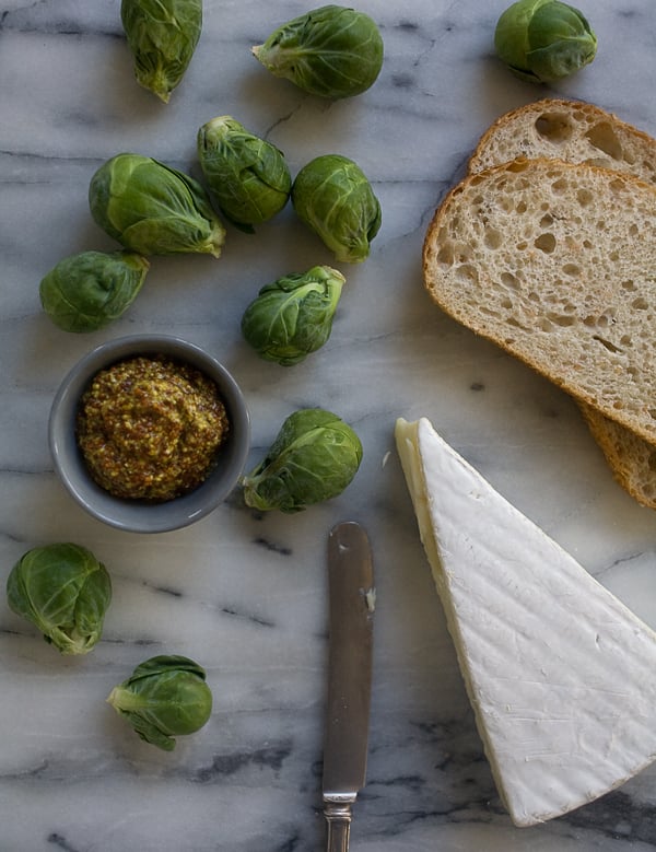 Dijon Brussels Sprouts and Brie
