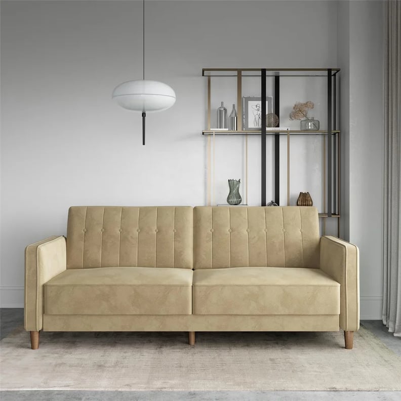 A Sleeper Sofa: Mercury Row Imani Square Arm Sleeper