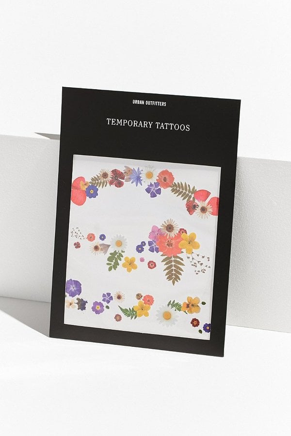 Urban Outfitters Floral Temporary Tattoo Set