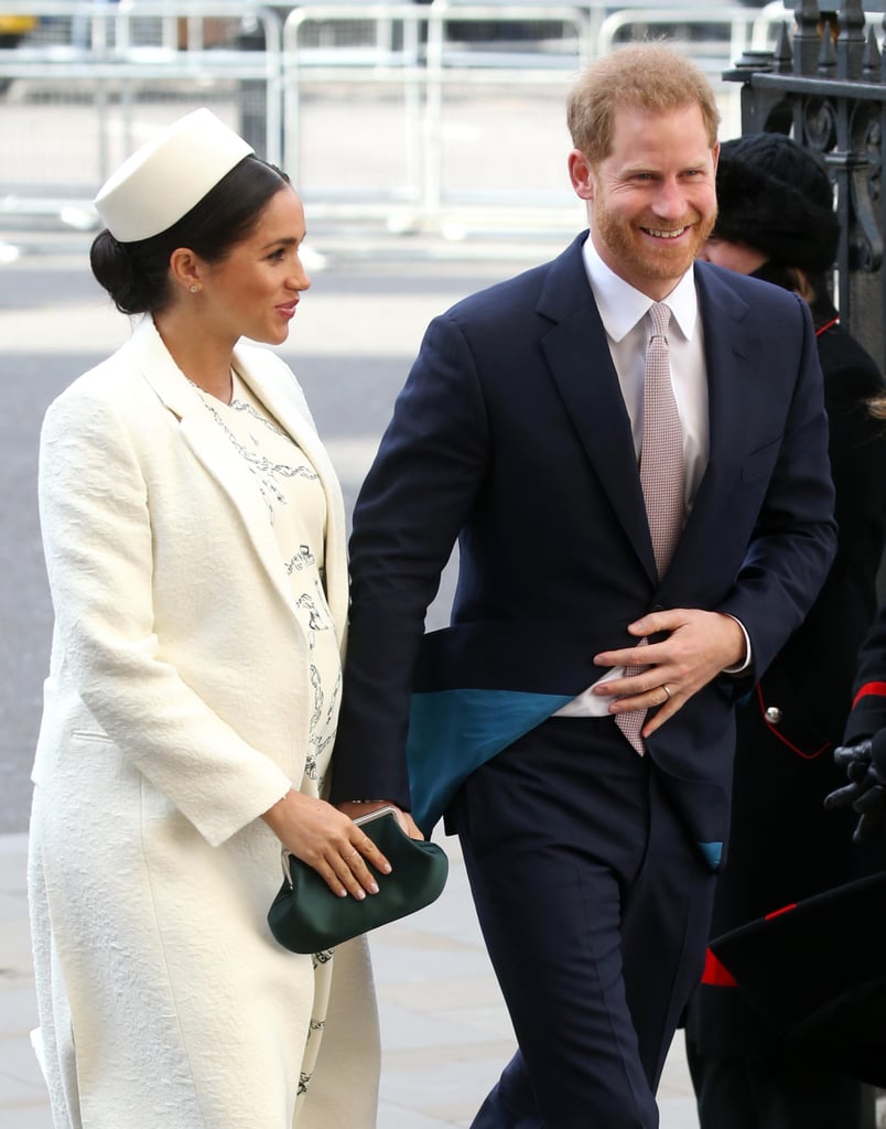 Meghan Markle White Hat at Commonwealth Day