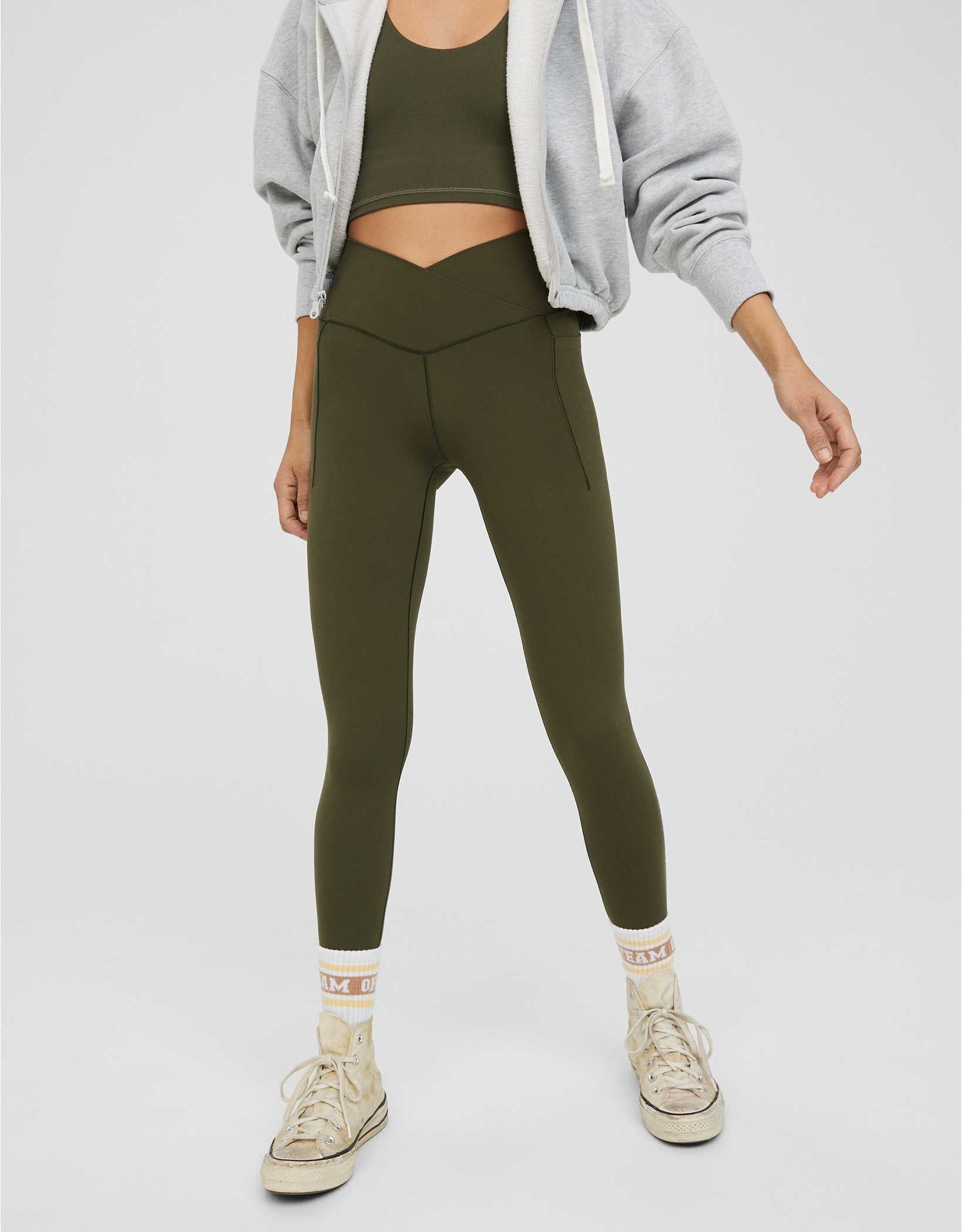 Crossover Leggings: Offline By Aerie Real Me Xtra Crossover High
