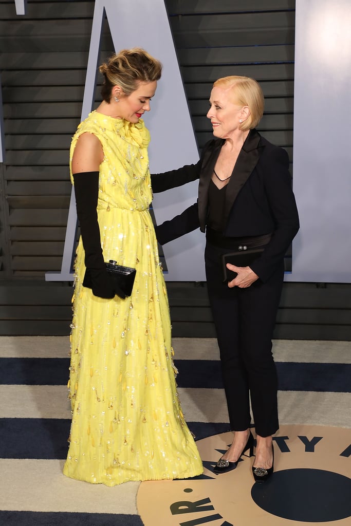 Holland Taylor and Sarah Paulson at Oscars Afterparty 2018