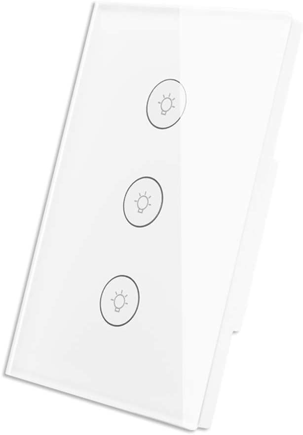 WiFi Smart Wall Touch Light Switch Glass Panel