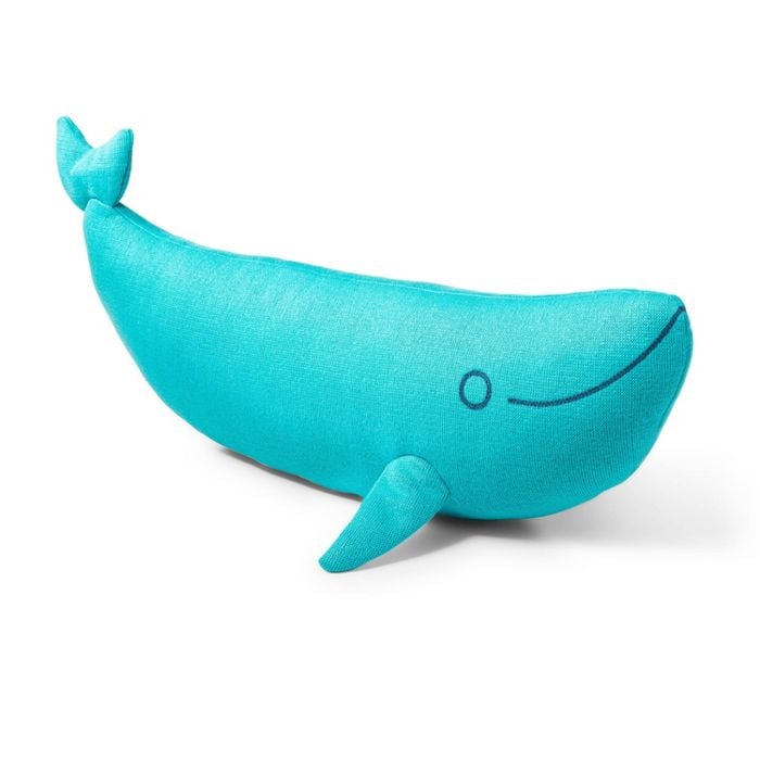 Cuddly Creation: Whale Figural Pillow