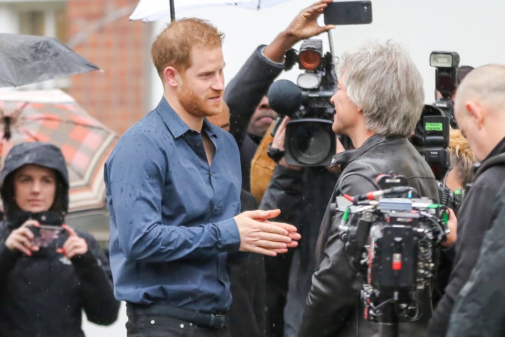 Prince Harry and Jon Bon Jovi Record at Abbey Road Studios