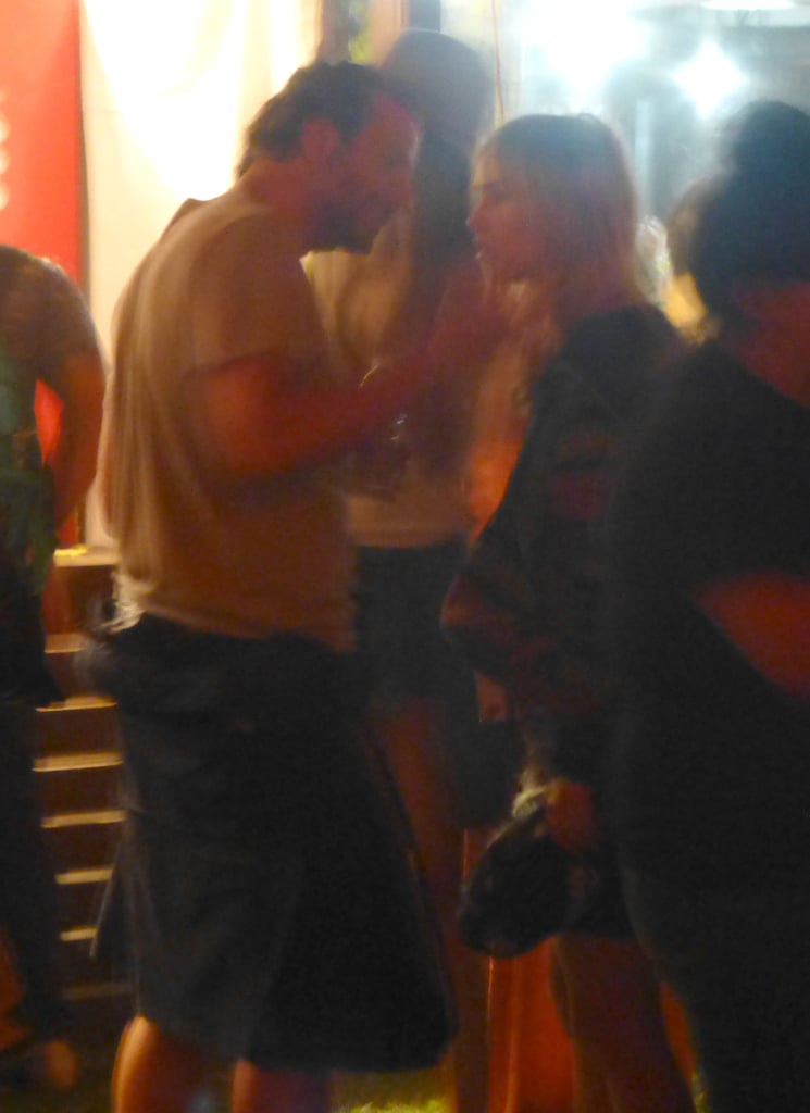 Bradley Cooper and Suki Waterhouse Hugging at Coachella 2015