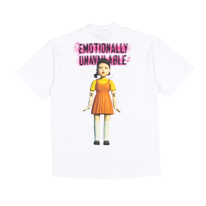 Squid Game x Emotionally Unavailable "Red Light, Green Light" Doll Tee