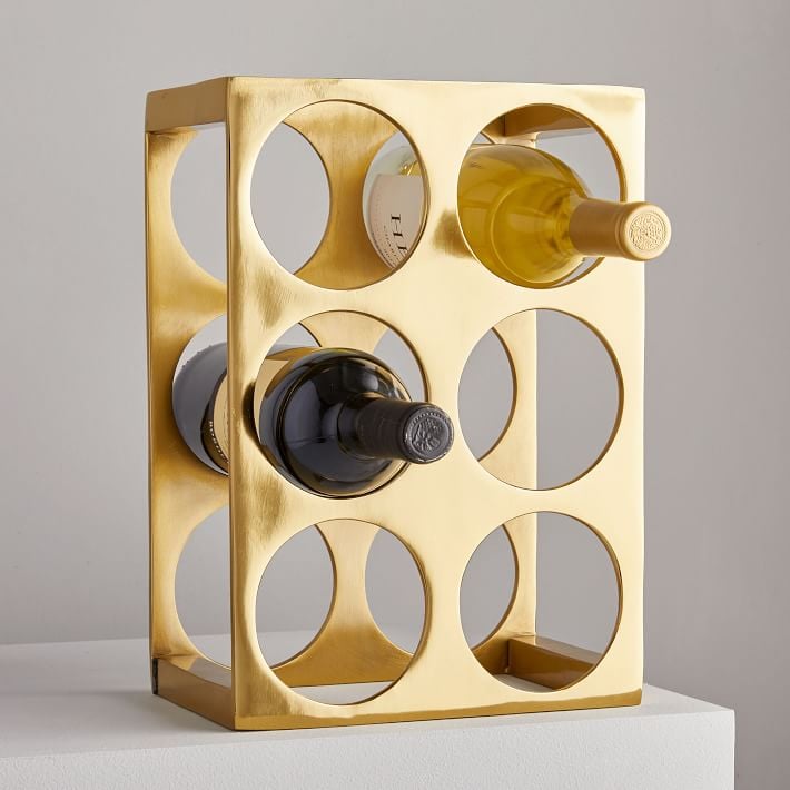 West Elm Metal Wine Rack