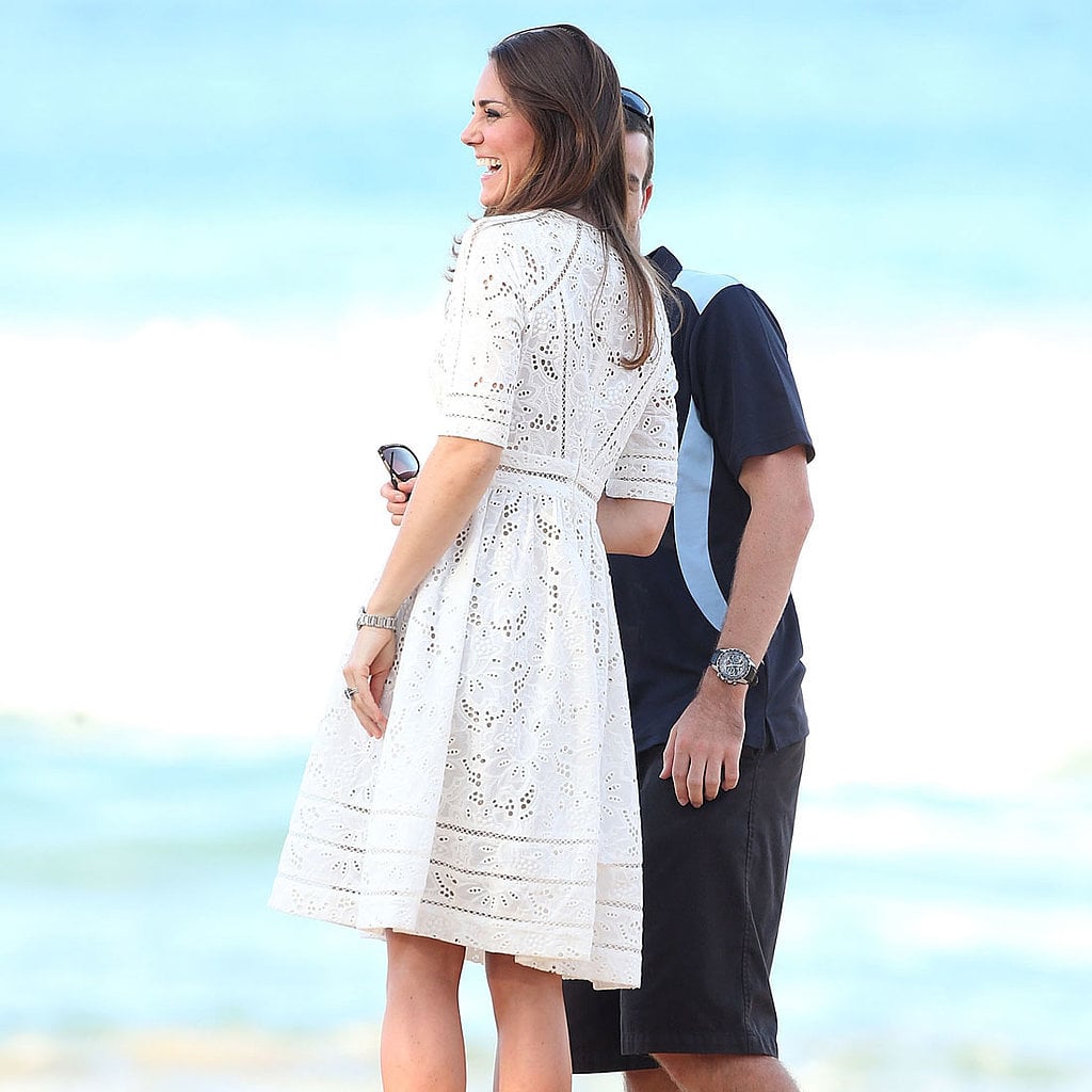 Cool Celebrities Wearing White Eyelet Dresses Tops Pants POPSUGAR