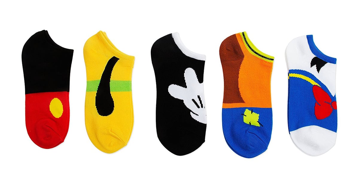Disney Classic 5Pack NoShow Socks Best Gifts For DisneyLovers 2021