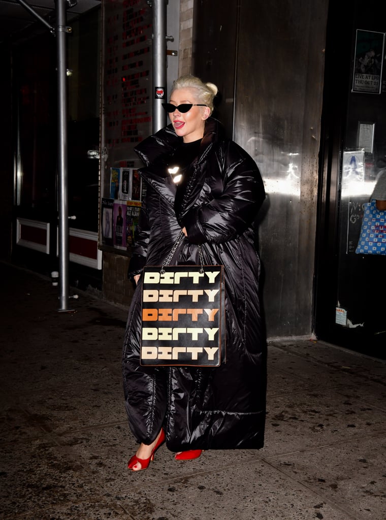 Christina Aguilera's Dirty Bag September 2018