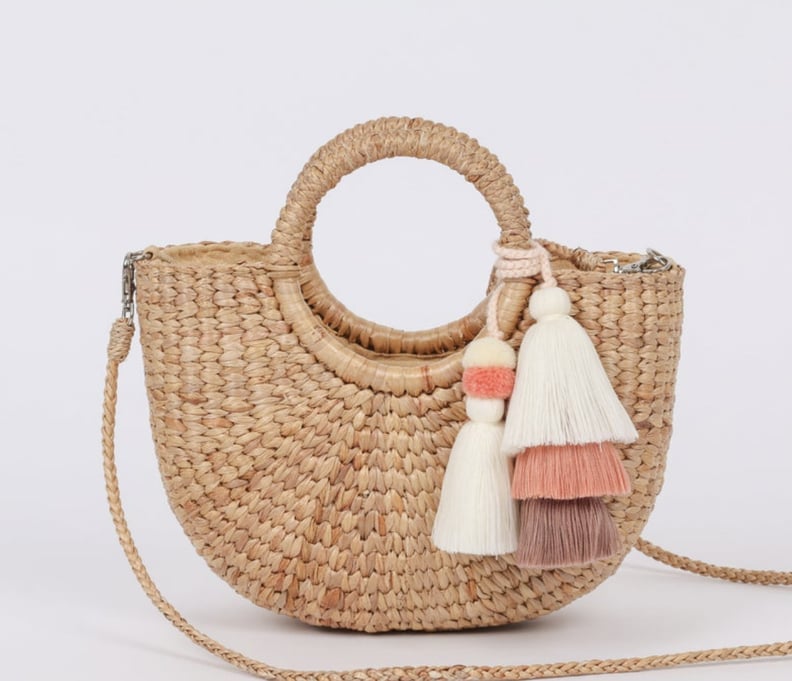 Releaf PomPom Straw Bag