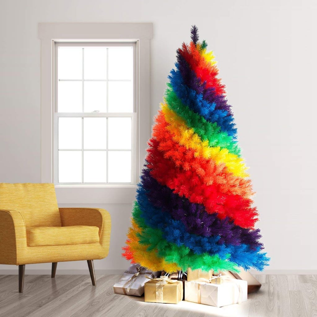Artificial Rainbow Christmas Tree