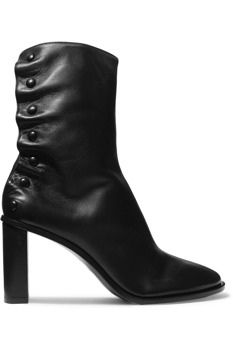 The Row Tea Time Leather Ankle Boots