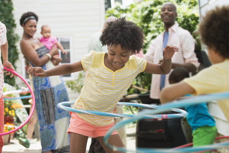 Have a hula hoop competition.