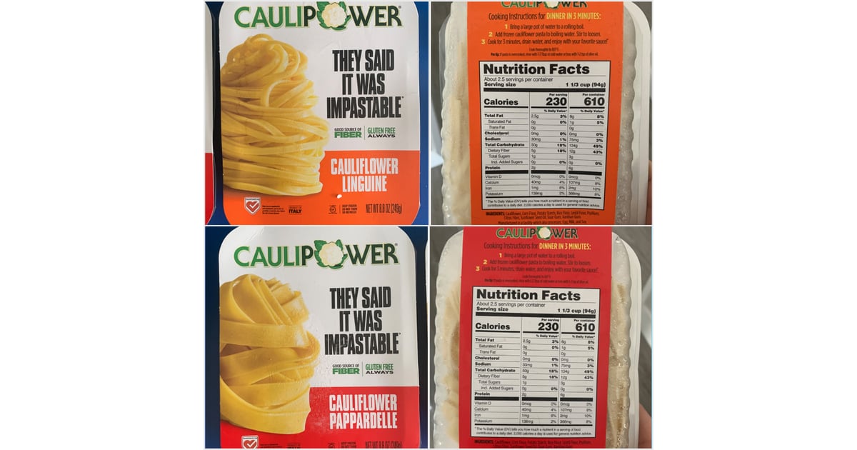 Caulipower Cauliflower Pasta Nutrition Facts | I Put ...