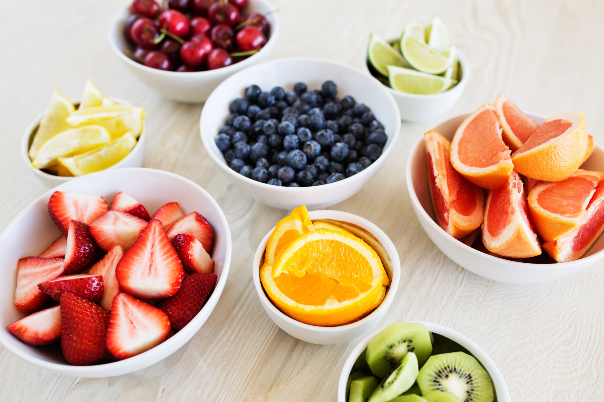 Fresh Fruit Calorie Chart
