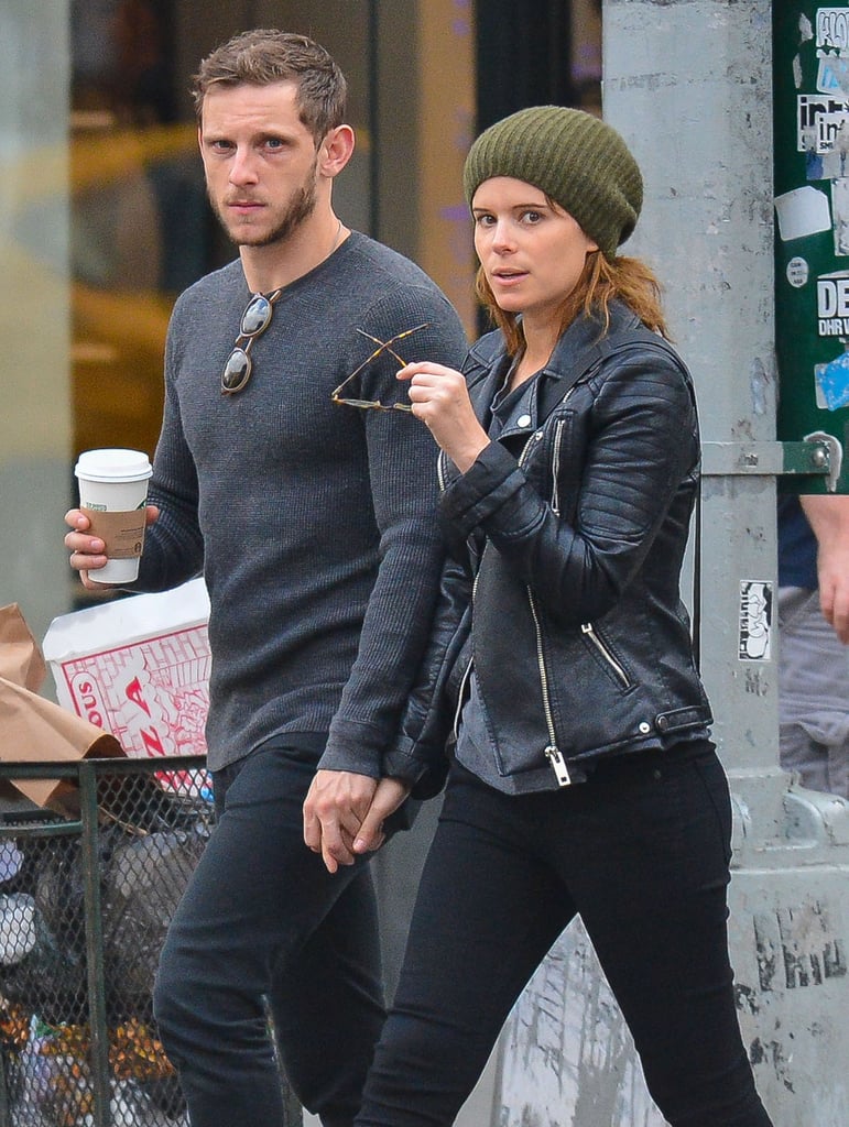 Jamie Bell and Kate Mara in NYC October 2015