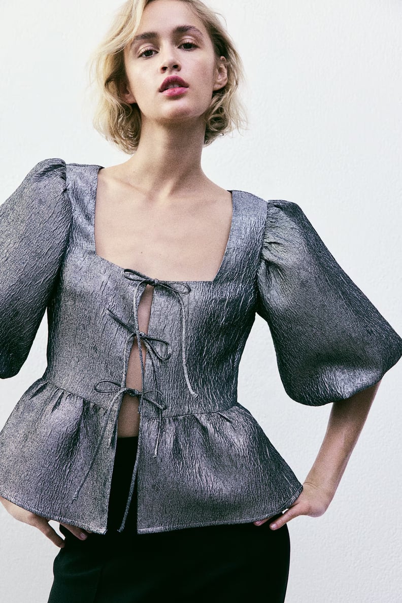 Tie-Front Blouse