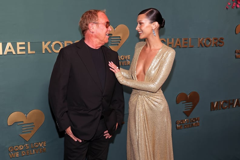 NEW YORK, NEW YORK - OCTOBER 17: Michael Kors and Bella Hadid attend the 16th annual God's Love We Deliver Golden Heart Awards at The Glasshouse on October 17, 2022 in New York City. (Photo by Taylor Hill/WireImage)
