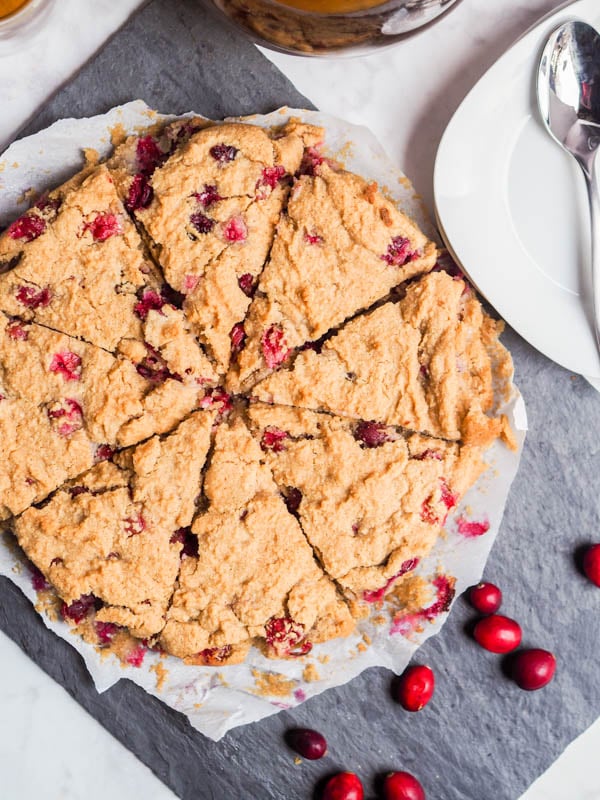 Almond Cake with Cranberries