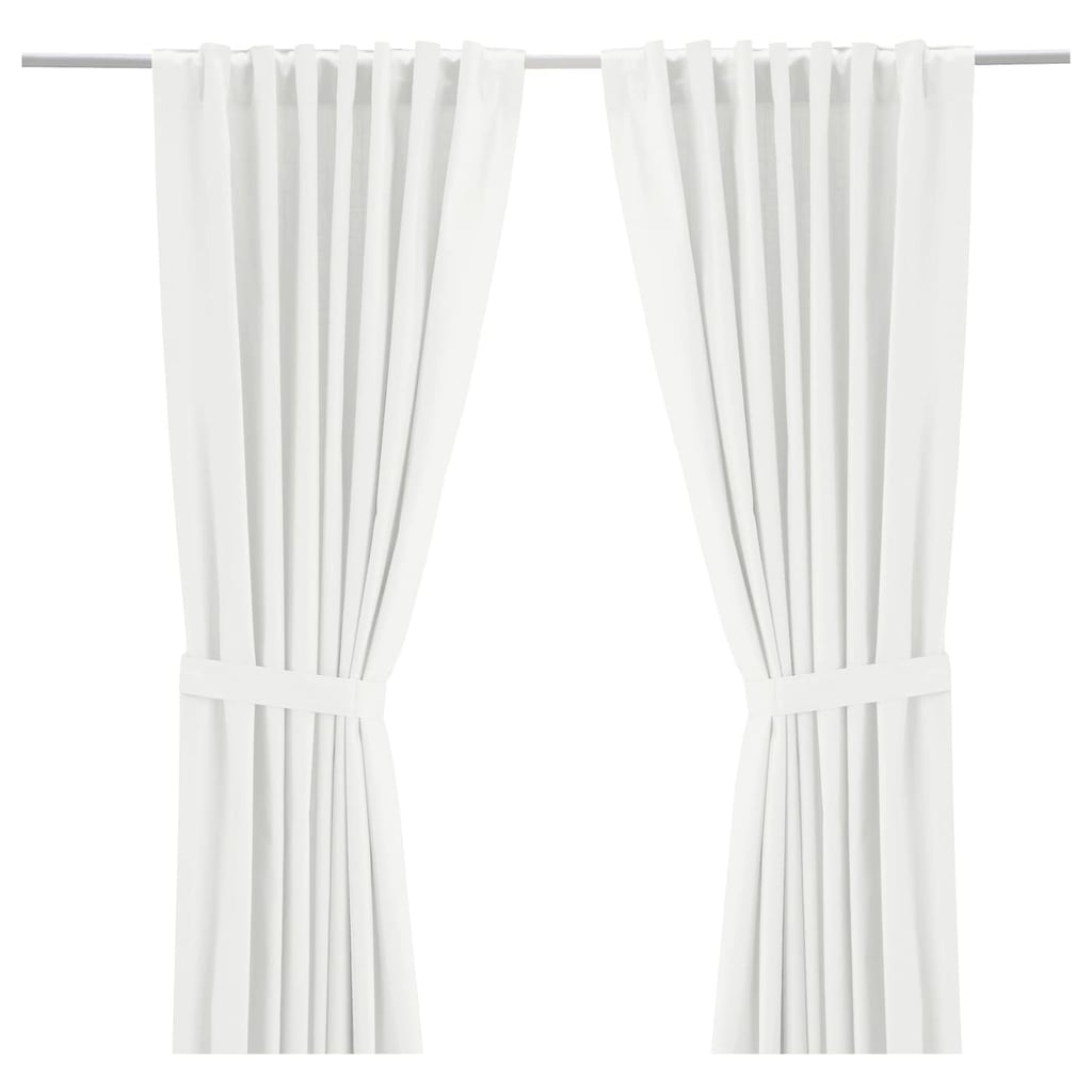 Ikea Ritva Curtains With Tie-Backs