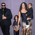从DJ Khaled LL Cool J,看到所有的明星带着他们的家庭作为格莱美奖的日期
