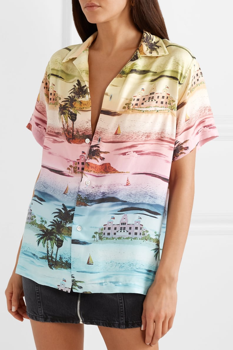 Our Pick: AMIRI Printed silk-twill shirt