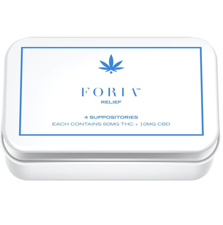 Foria Relief Vaginal Suppositories Cannabis Products For Period Cramps Popsugar Love And Sex