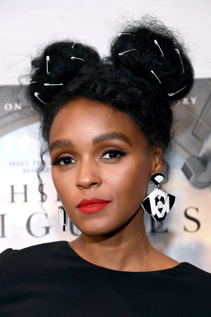 Janelle Monáe With Safety Pins in Her Hair Part 1