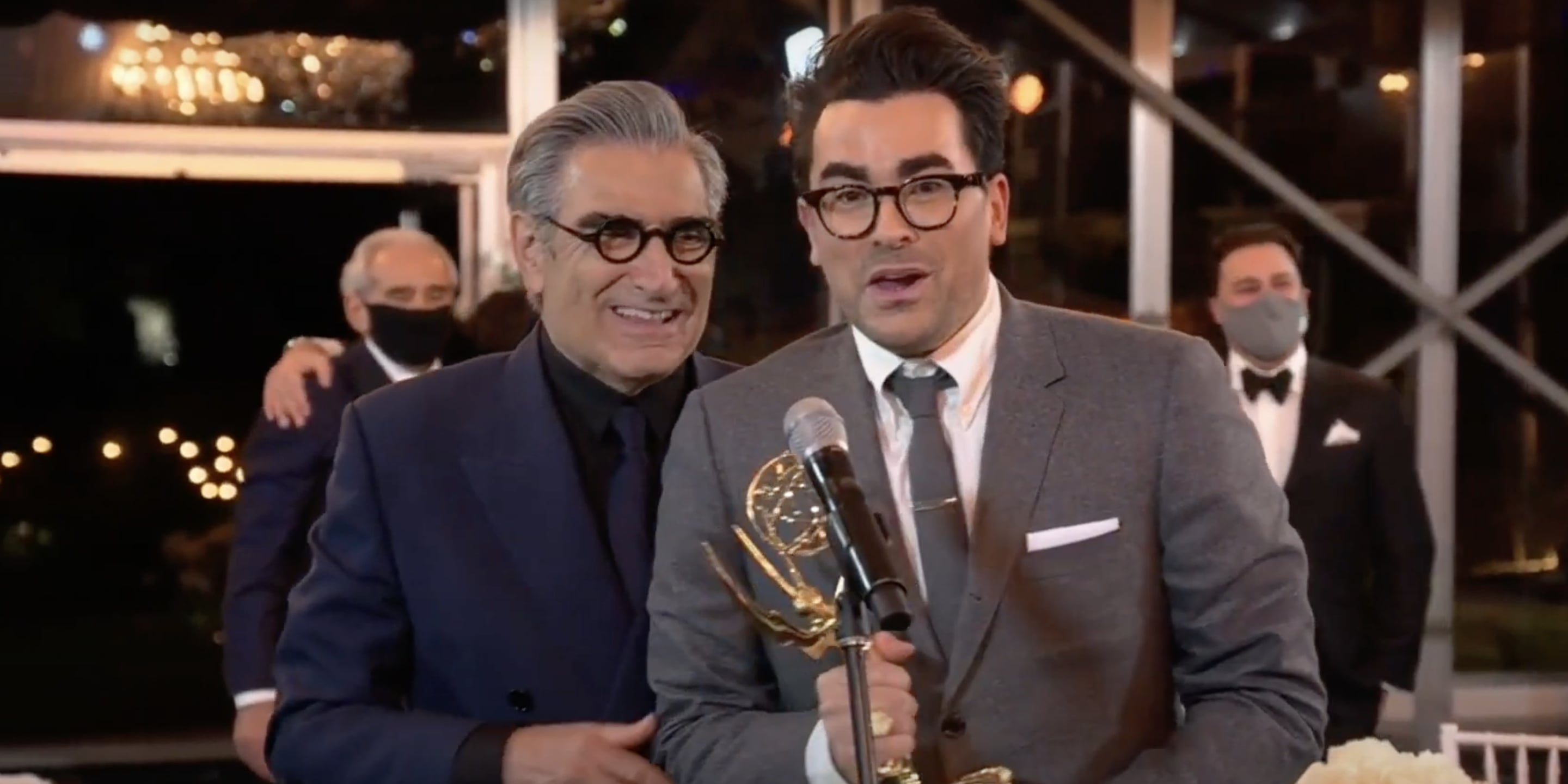 Eugene and Dan Levy 2020 Emmys Acceptance Speech Video PS Entertainment