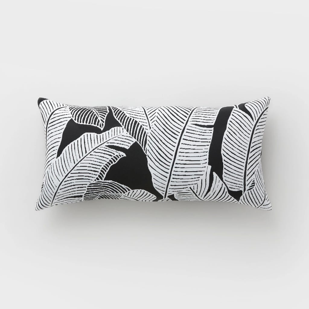 Oversize Lumbar Mod Palm Outdoor Pillow