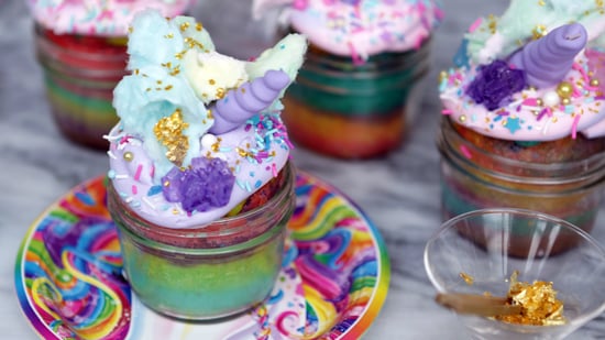Lisa Frank Unicorn Cupcakes Food Video Popsugar Food