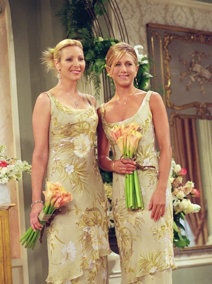 Rachel Looked Totally Elegant in a Bridesmaid  Dress  
