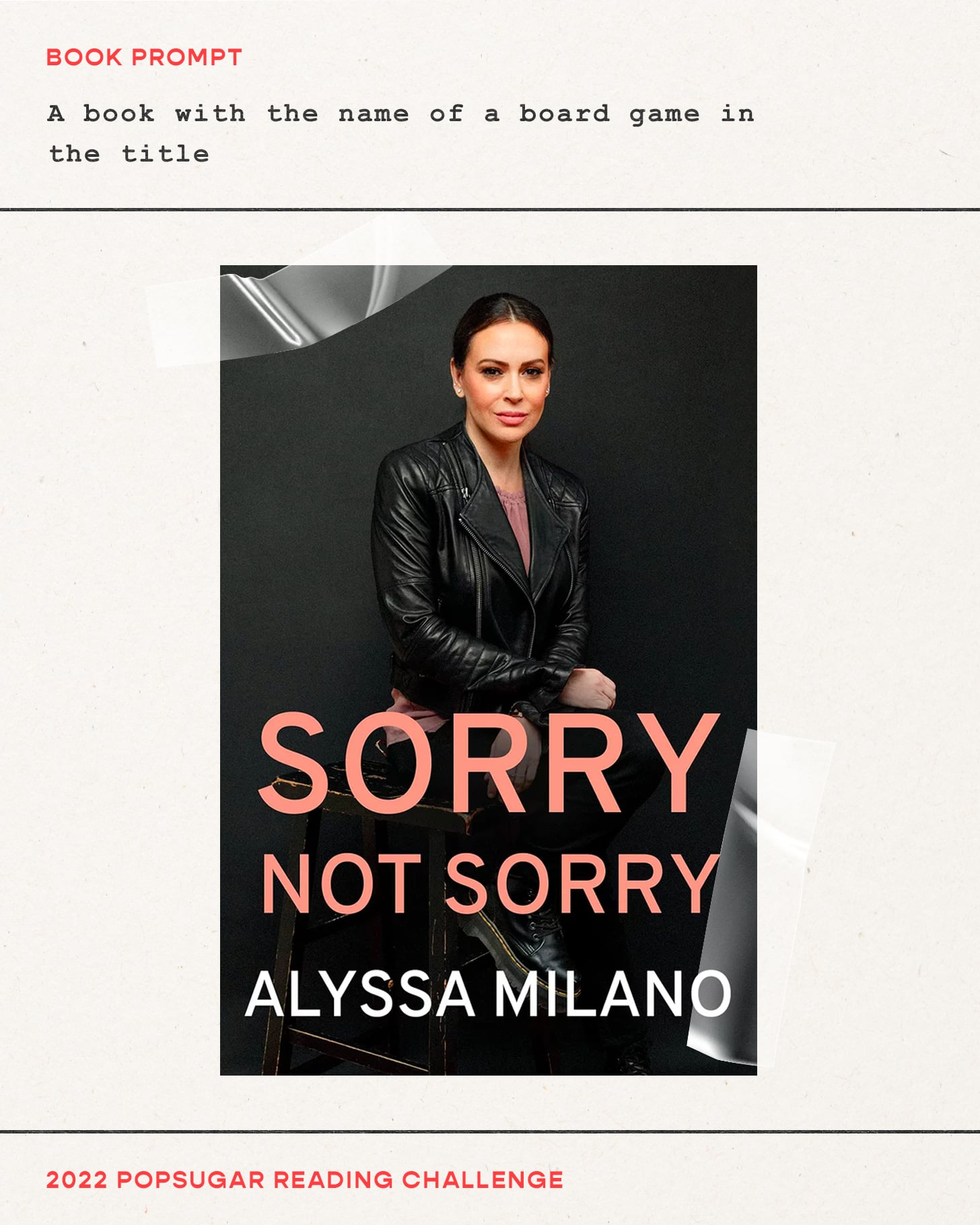 A book with the name of a board game in the title | Brace Yourselves,  Book-Lovers: The 2022 POPSUGAR Reading Challenge Is Here! | POPSUGAR  Entertainment Photo 32