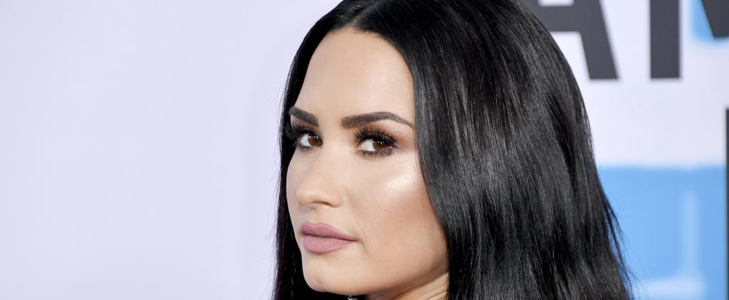 Demi Lovato Long Hair at the 2017 American Music Awards