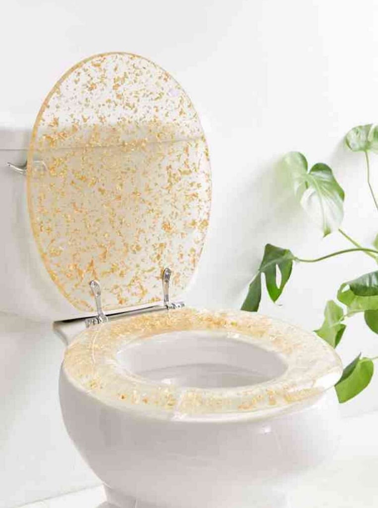 Gold Glitter Toilet Seats From Urban Outfitters | POPSUGAR Home