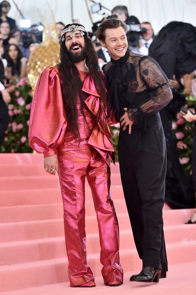 Harry Styles at the 2019 Met Gala POPSUGAR Celebrity UK