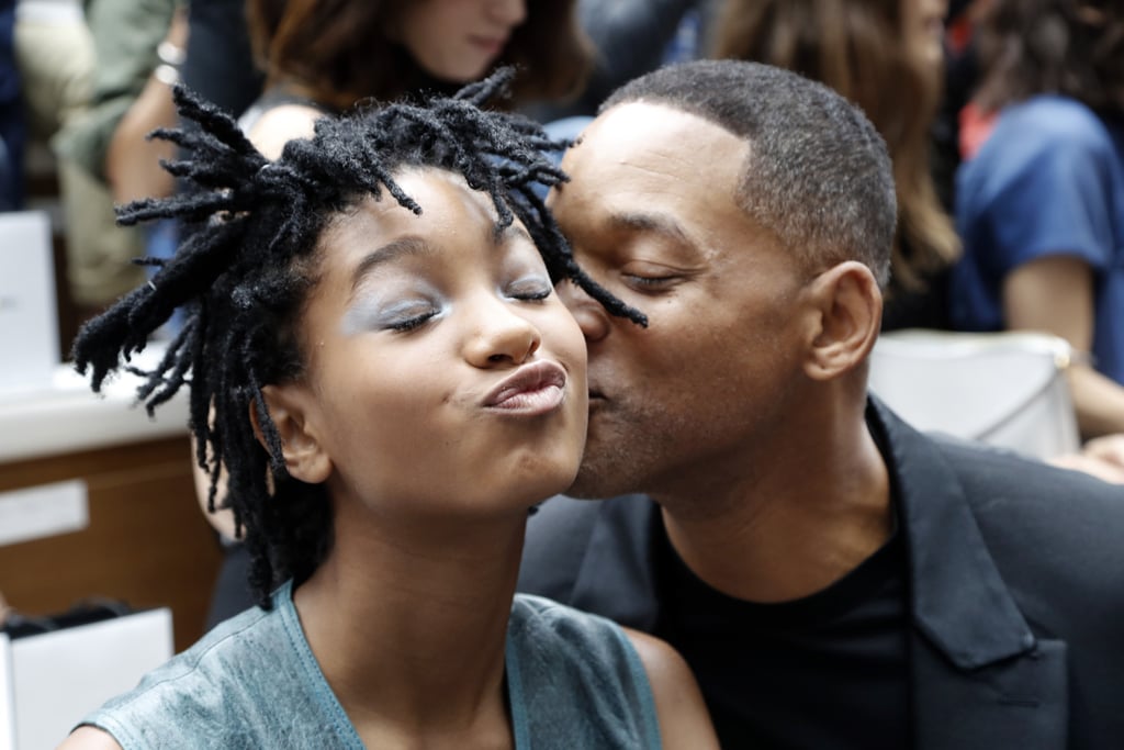 Will Smith and Willow Smith at Paris Fashion Week July 2016