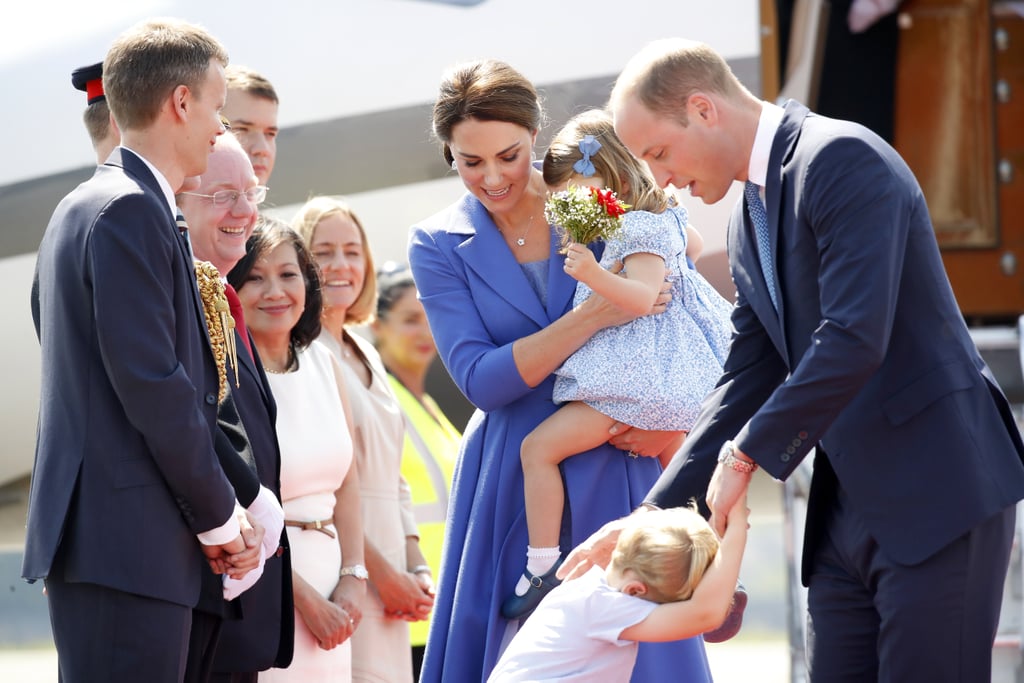 Even though he looks like he's about to potentially meltdown, Kate can't help but look on sweetly at George.