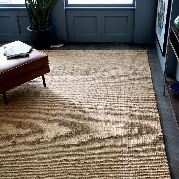 West Elm Jute Boucle 5x8 Rug