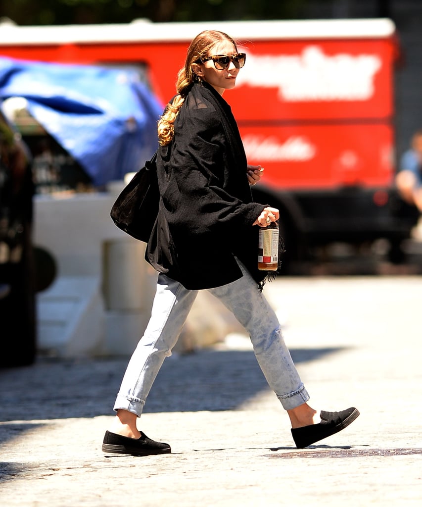 Ashley Olsen Wearing Jeans | POPSUGAR Fashion
