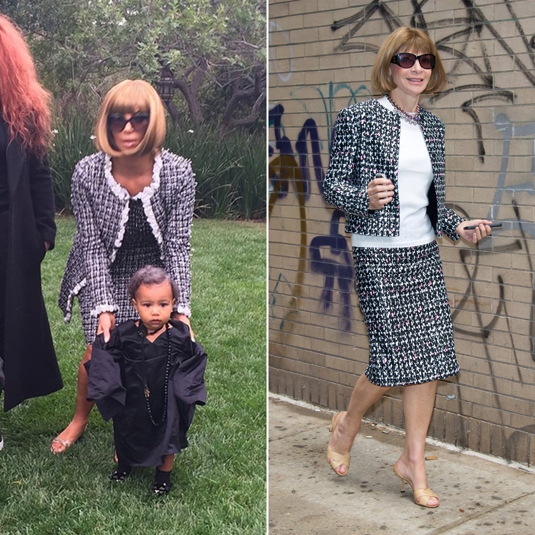 Kim Kardashian As Anna Wintour Who Had The Best Fashion Girl Costume Kim Kardashian Or Kate Moss Popsugar Fashion Photo 3