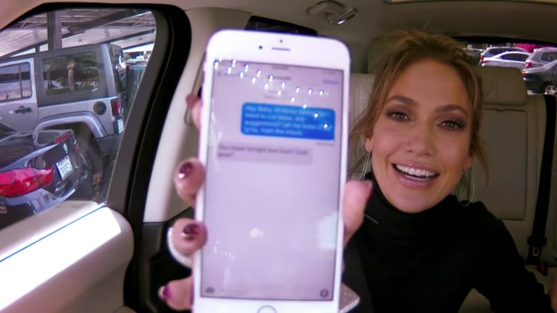 Jennifer Lopez Sharing That Iconic Text Message From Leonardo DiCaprio